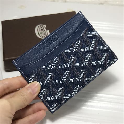 goyard card holder men|authentic goyard card holder.